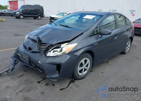 2012 Toyota Prius Two из США, поврежденный, VIN JTDKN3DUXC5505401